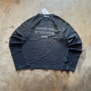 Acne Studios Black Long Sleeve Tee